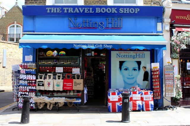 London Notting Hill Travel Book Shop